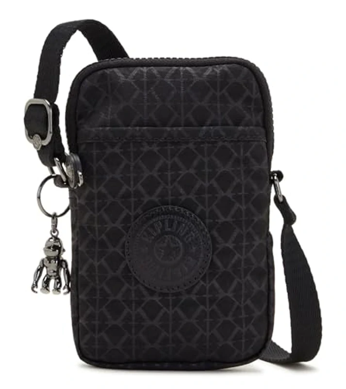 Kipling Tally Bolsa de Teléfono, Bolsas de Teléfono, Signature Emb (Negro) - Imagen 1