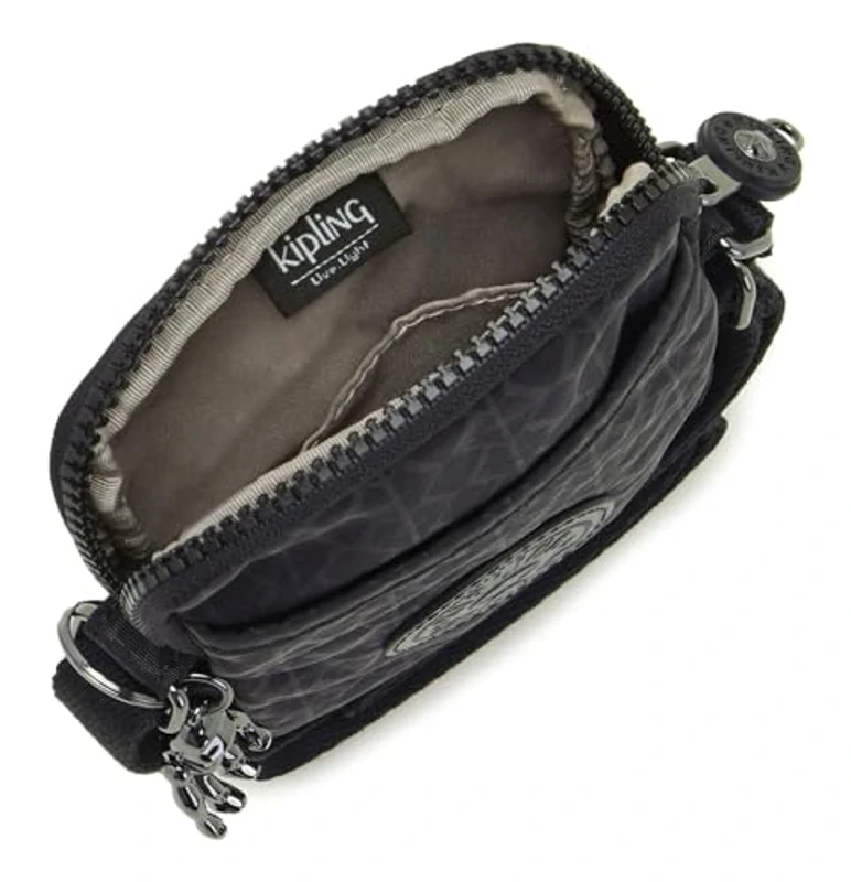 Kipling Tally Bolsa de Teléfono, Bolsas de Teléfono, Signature Emb (Negro) - Imagen 3