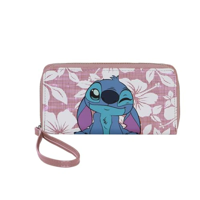 Disney Lilo y Stitch Maui-Billetero Essential, Rosa, 19 x 10 cm - Imagen 2