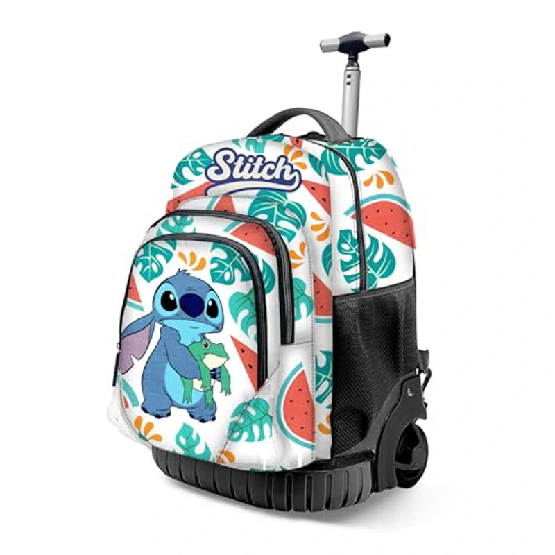 Disney Lilo y Stitch Frog-Mochila Trolley GTS FAN, Multicolor, 32 x 47 cm, Capacidad 30 L - Imagen 1