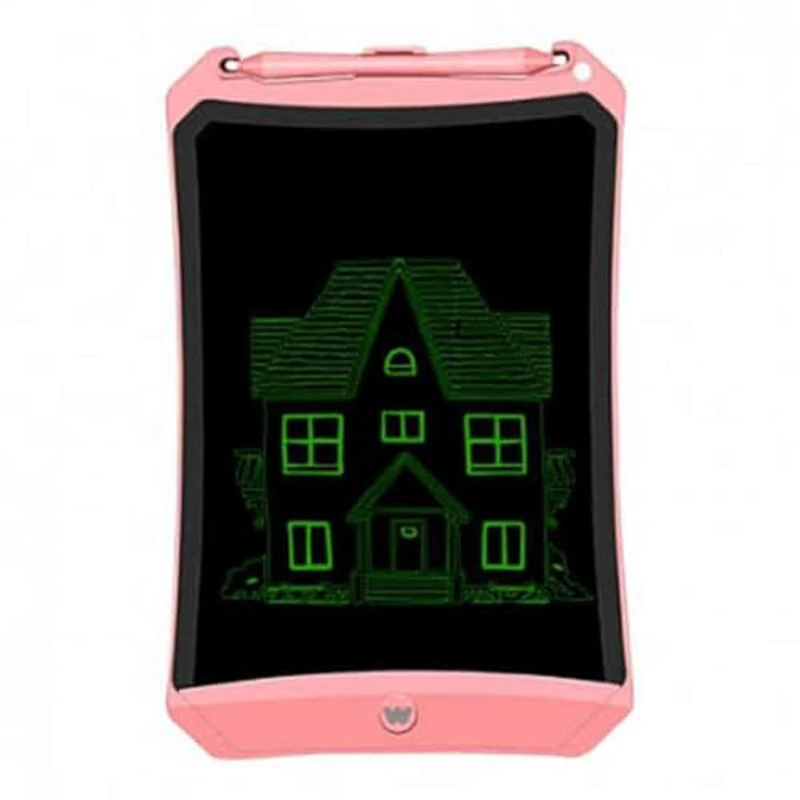 Woxter Smart Pad 90 Pink - Pizarra electrónica, Tableta de escritura de 9", Tonalidad Verde, Sensor de presión (10-200g), pila CR2016, Imanes para Nevera, color rosa - Imagen 1
