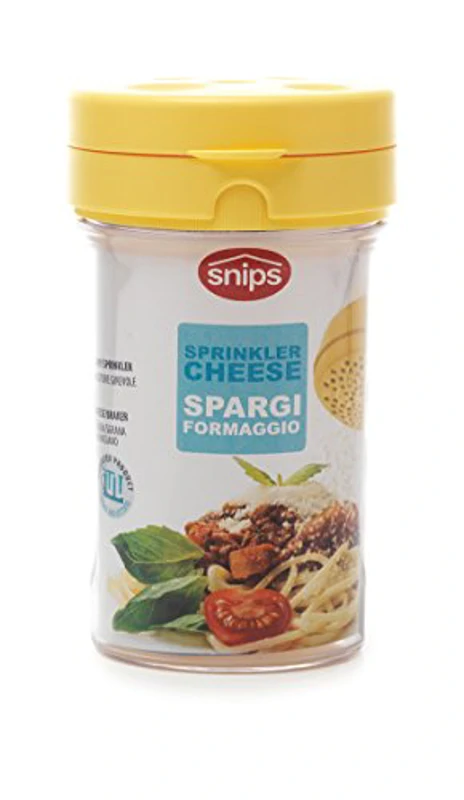 Snips, Espolvoreador de Queso, Dosificador de Queso 0,30 LT, Contenedor de Queso frigorifico, 8,5 cm x 14,50 cm, Made in Italy, 0% libre de BPA y ftalatos - Imagen 3