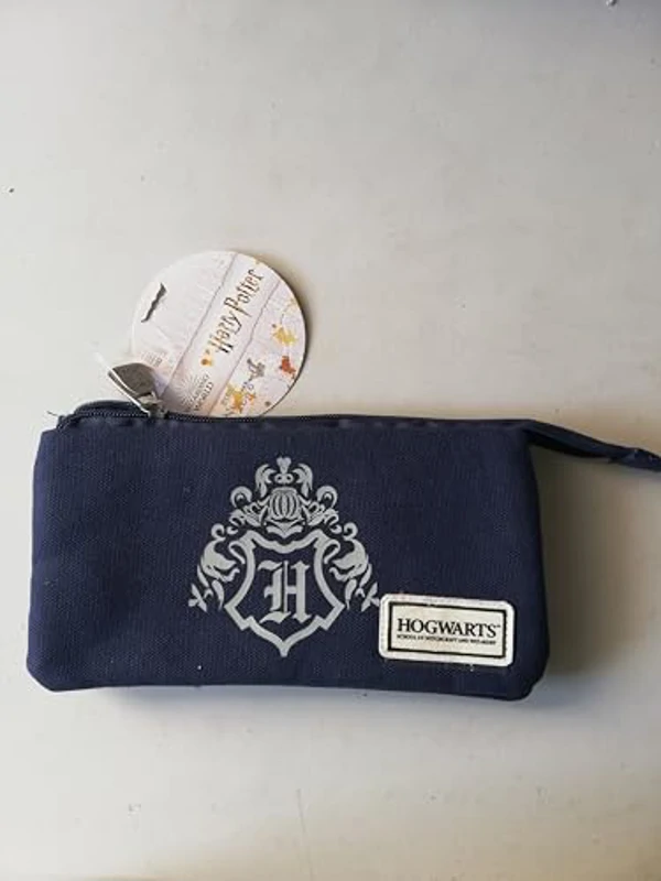 Harry Potter Academy-Estuche Portatodo Triple HS, Azul Oscuro, 23 x 12 cm - Imagen 2