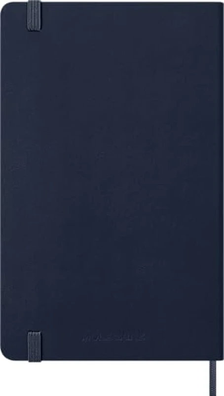 Moleskine Agenda Diaria, Agenda Diaria 2026 12 Meses, Con Tapa Dura y Cierre Elástico, Formato Grande 13x21, Color Azul - Imagen 2