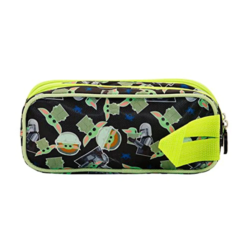 Star Wars Star Wars The Mandalorian, Estuche Portatodo Doble 3D, 22 x 9.5 cm, Multicolor - Imagen 3