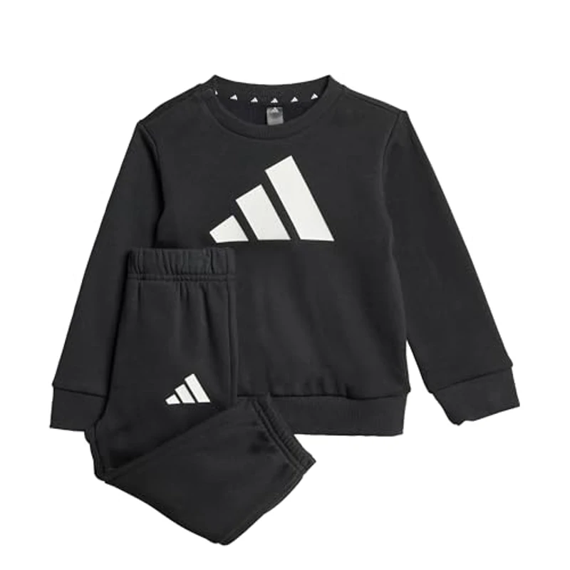 adidas Unisex bebé ESSENTIALS JOGGER, Black/White, 18-24 Months - Imagen 1