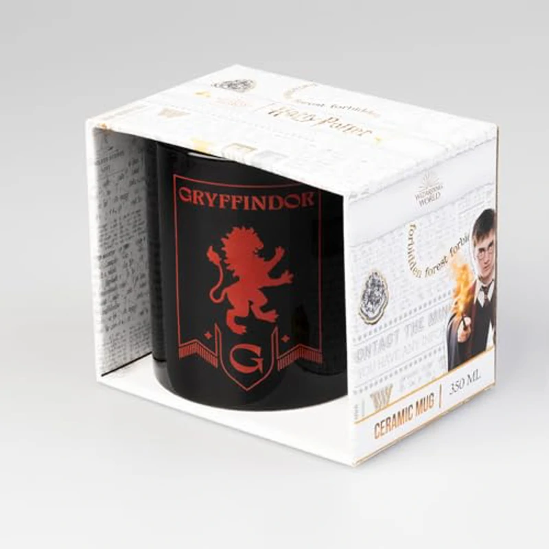Taza Harry Potter Gryffindor - Taza café cerámica 350 ml, Harry Potter regalos | Tazas de café, Tazas de desayuno: Harry Potter Merchandising Oficial - Imagen 2