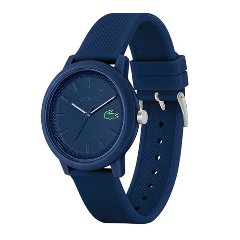 Lacoste Reloj Analógico de Cuarzo para Hombre o Mujer, con una elegante correa de silicona con textura petit piqué - Imagen 2