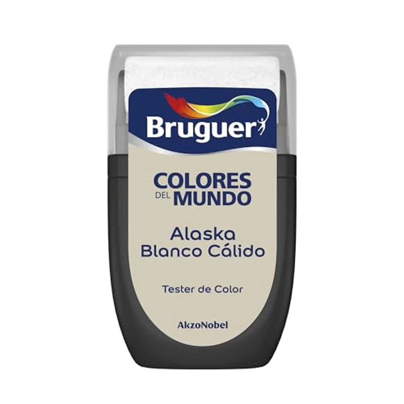Bruguer Tester Colores del Mundo Pintura para paredes monocapa Alaska Blanco Cálido - Imagen 1