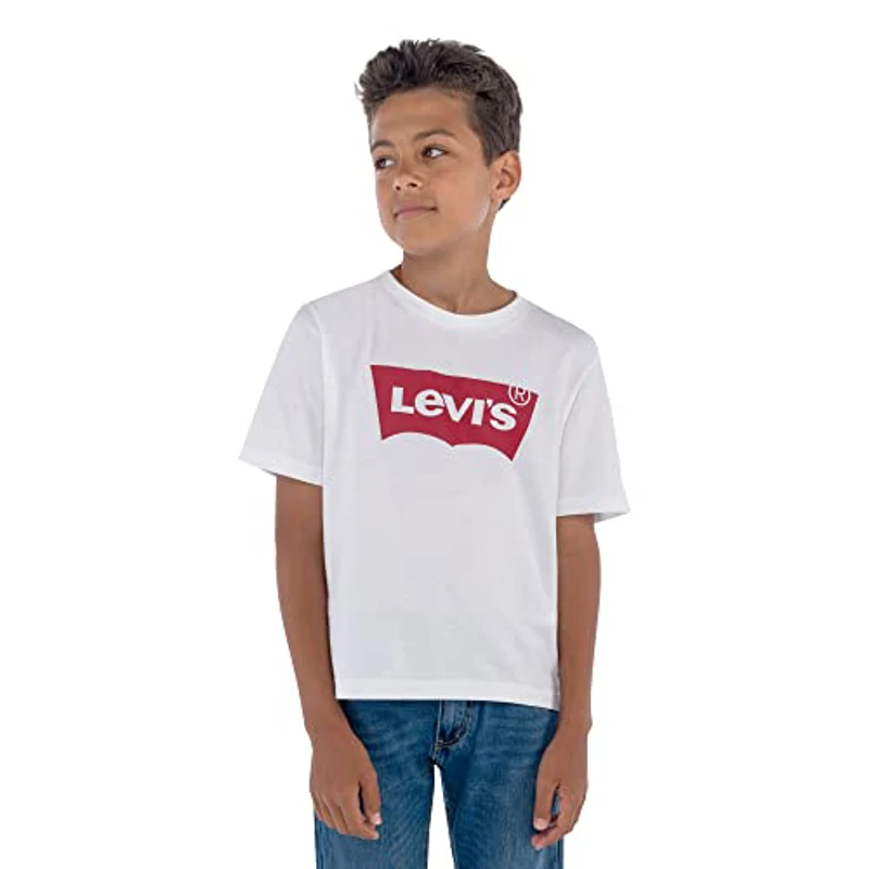 Levi's Lvb Batwing Tee Camiseta, Blanco, 12 años Niños - Imagen 1