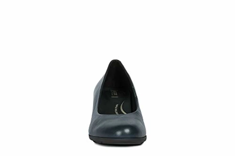 Geox D New Annya Mid A, Zapatos de tacón con Punta Cerrada Mujer, Azul (Navy 85), 37 EU - Imagen 3