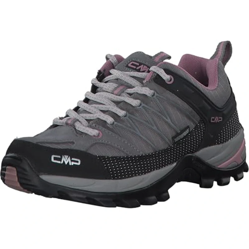 CMP RIGEL LOW WMN TREKKING SHOE WP, Zapatos de trekking, Mujer, Cemento-Fard, 36 EU - Imagen 1