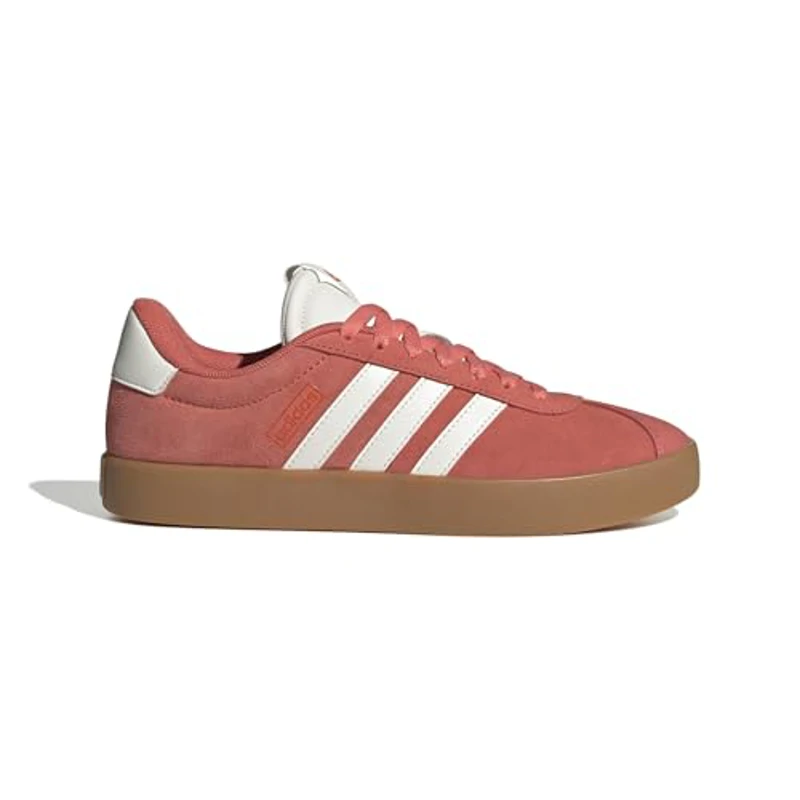 adidas VL Court 3.0 Shoes, Zapatillas Mujer, Preloved Scarlet Core White Bright Red, 38 2/3 EU - Imagen 3