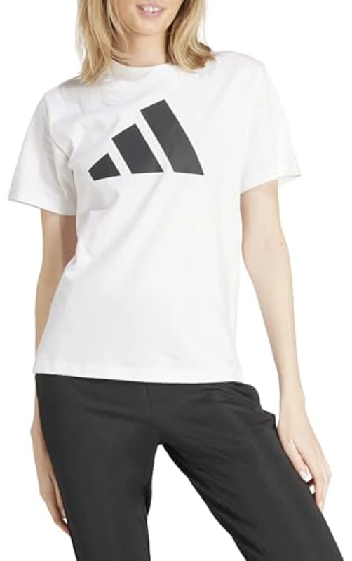 adidas Mujer PWR 3 Graphic tee, White, S - Imagen 3