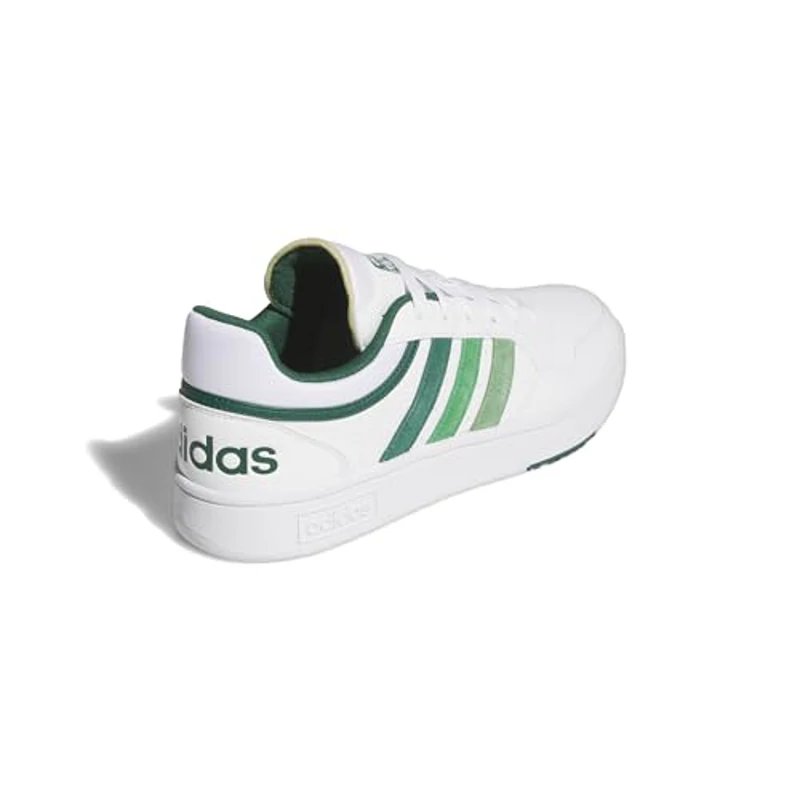 adidas Hoops 3.0 Low Classic Vintage Shoes, Zapatos Hombre, Cloud White Collegiate Green Green, 36 2/3 EU - Imagen 3