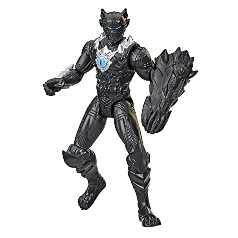 Hasbro - Marvel Classic Avengers Mech Strike Monster Hunters - Figura de Black Panther de 15 cm - para niños a Partir de 4 años, F4426 - Imagen 1