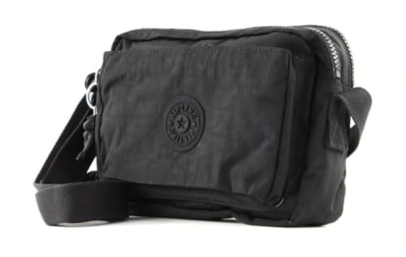 Kipling Abanu M Bandolera Mediana, Black Noir (Negro) - Imagen 3