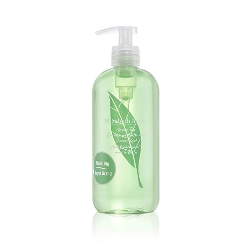 Elizabeth Arden - Green Tea, Gel de Baño y Ducha Energizante, Perfumado con Té Verde, Refrescante, Floral y Cítrico, Limpiador Suave para la Piel, Sin Jabón - 500 ml - Imagen 1