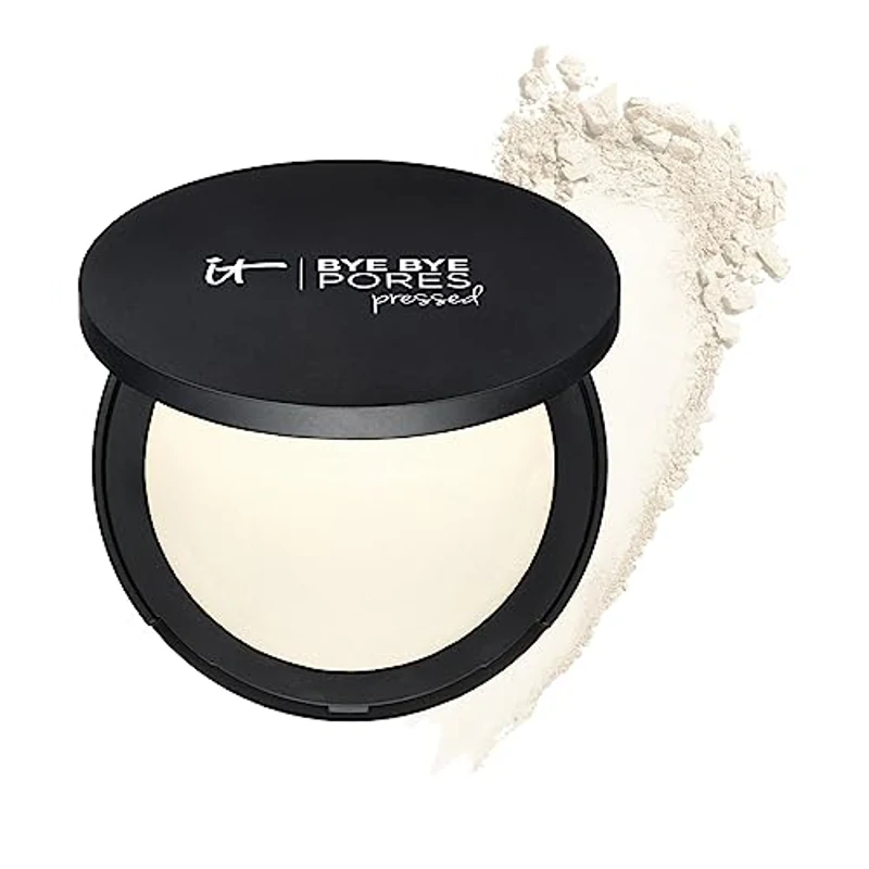 IT Cosmetics, Polvos Translúcidos Compactos, Suaviza los Poros y las Imperfecciones, Acabado Mate, Aptos para Todo Tipo de Pieles, Fórmula Antienvejecimiento, Bye Bye Pores - Imagen 1