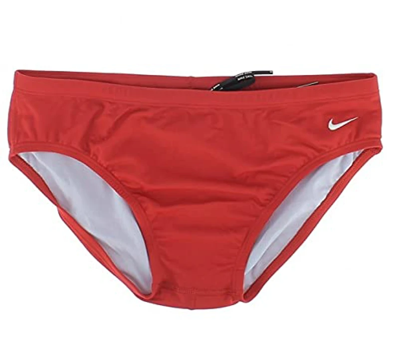 NIKE Brief Bañador, Hombre, University Red, S - Imagen 2