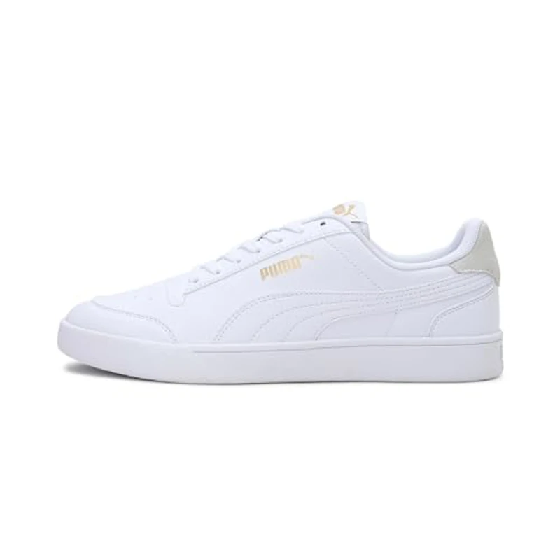 PUMA Shuffle, Sneakers Unisex Adulto, White White Team Gold, 42 EU - Imagen 1
