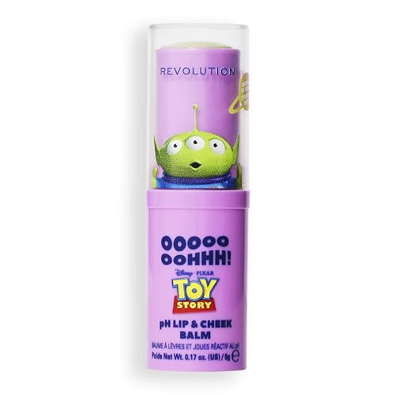 Revolution, Disney's Toy Story x Revolution Bálsamo pH Alien para Labios y Mejillas, Tinte para Labios y Mejillas, de Larga Duración, Vegano y Libre de Crueldad - Imagen 3