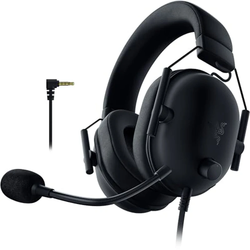 Razer Blackshark V2 X (Xbox) - Auriculares con Cable para la Consola Xbox S|X (250g, micrófono cardioide, Controladores 50mm, cancelación pasiva del Ruido, Conector 3,5mm) Negro - Imagen 1