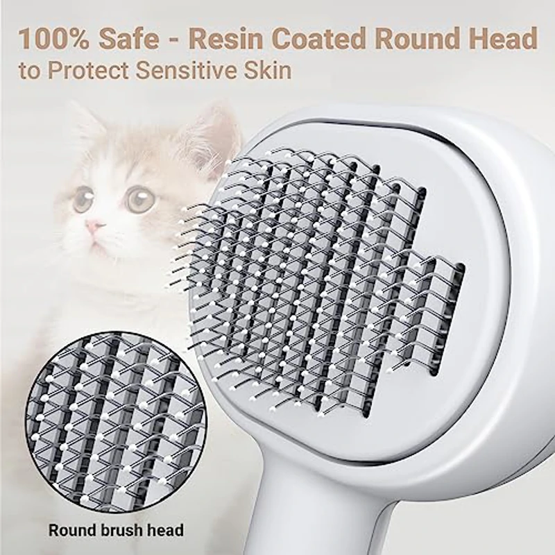 Zivacate Cepillo para Gatos [3 en 1] Quita Pelos Mascota & Peine Perro, Cepillo Quitapelos para Mascotas para Pelo Corto/Pelo Largo - Imagen 3