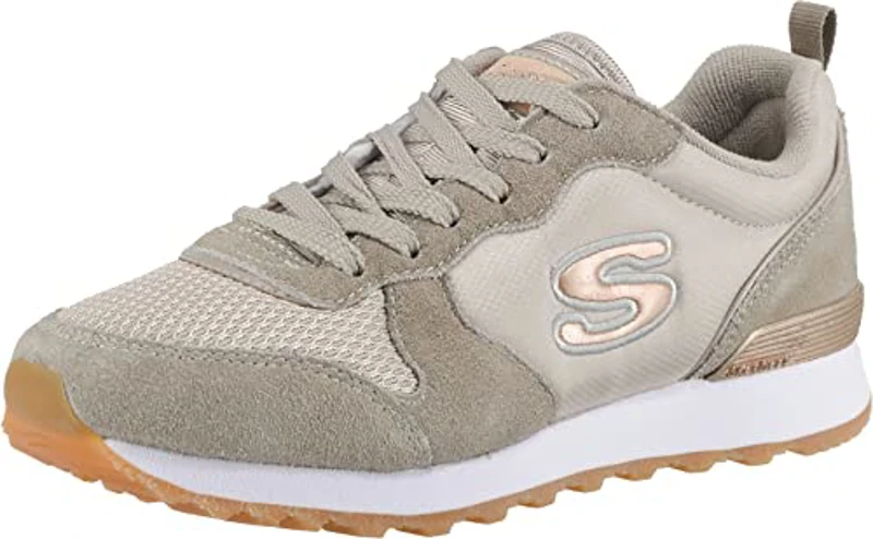 Skechers OG 85 Goldn Gurl, Zapatillas para Mujer, Gray Tpe, 38 EU - Imagen 1