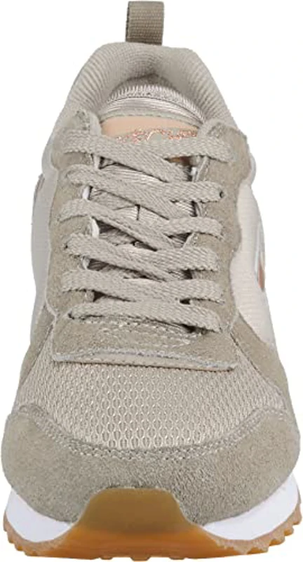 Skechers OG 85 Goldn Gurl, Zapatillas para Mujer, Gray Tpe, 38 EU - Imagen 3