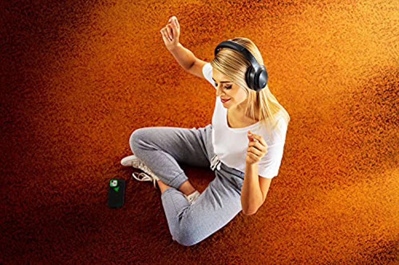 Razer Opus - Auriculares inalámbricos ANC con cancelación activa de ruido, Audio THX, Batería de 25h (Bluetooth 5.0 y conector 3,5 mm, Reproducción automática/Pausa automática) Negro - Imagen 2
