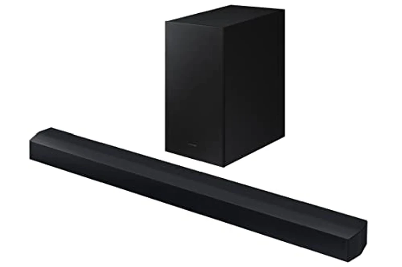 Samsung Barra de Sonido HW-C430/ZF - Subwoofer inalámbrico incluido, Dolby Digital 2.1, Modo Juego, Bluetooth 4.2 Power On y One Remote Control - Imagen 1
