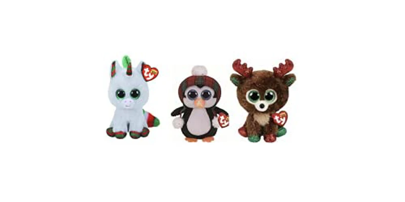 Ty UK Ltd Snowfall Unicorn Xmas 2020-Boo-Reg Peluche, multicolor (36238) - Imagen 3