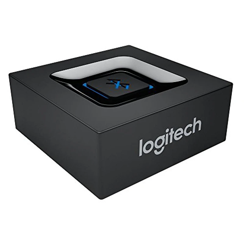 Logitech Receptor de Audio Inalámbrico, Adaptador Bluetooth para PC/Mac/Smartphone/Tablet/Receptores AV, Salidas 3.5 mm y RCA para Altavoces, Sencillo Emparejamiento, Enchufe EU, Color Negro - Imagen 1