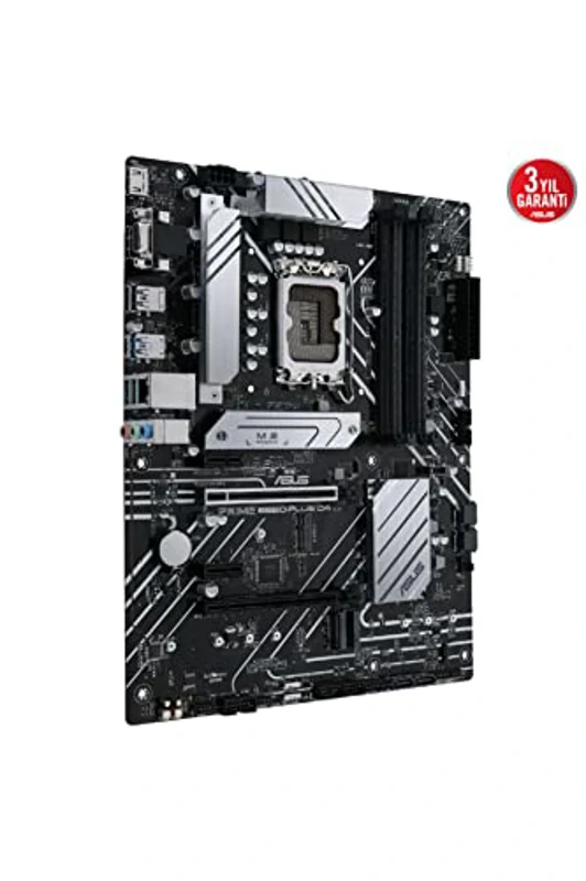 ASUS PRIME B660-PLUS D4 - Placa base ATX Intel B660 LGA 1700 (VRM de 8 fases, PCIe 4.0, tres M.2, Realtek 2.5Gb Ethernet, USB 3.2 Gen. 2x2 de tipo C trasero y 1 de tipo C frontal) - Imagen 2