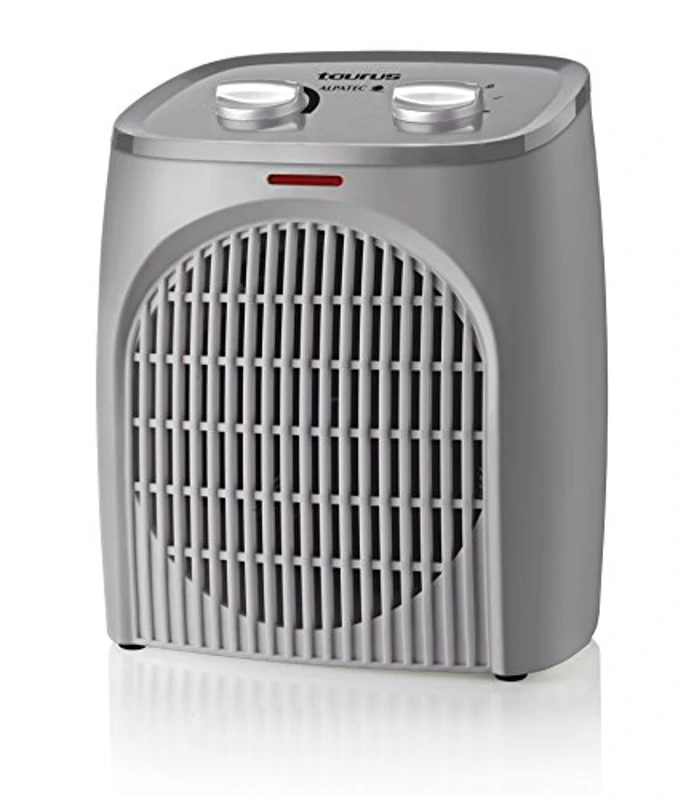 Taurus Tropicano Bagno Termoventilador, calefactor compacto, seguridad IP21 especial baños, termostato regulable, 2 velocidades de calor (1000W - 2000W) + ventilador, luz led, silencioso - Imagen 1