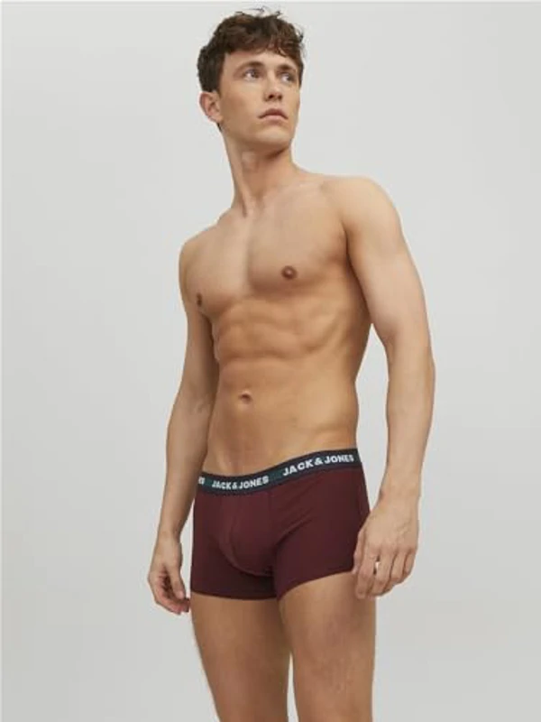 Jack & Jones Trunks 5-Pack Trunks Dark Grey Melange l Dark Grey Melange L - Imagen 2