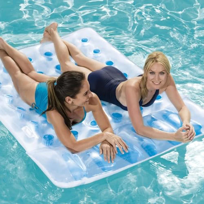 Bestway 43055 - Colchoneta Hinchable Double Beach Bed 193x142 cm - Imagen 2