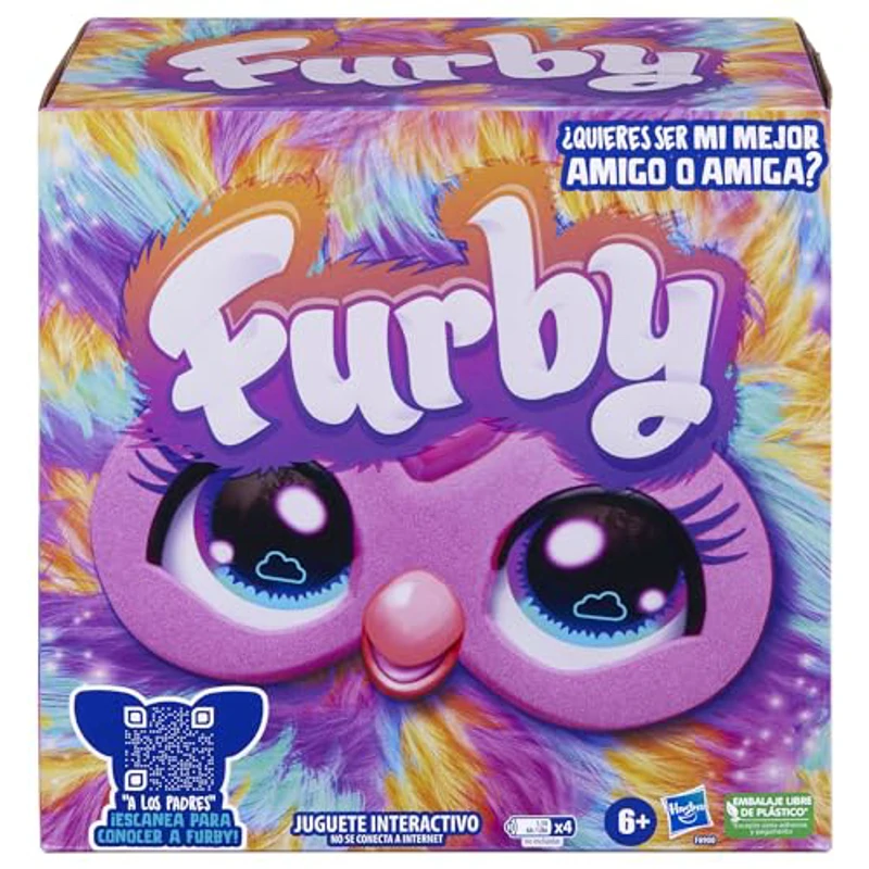 Furby Tie Dye Juguete peluche interactivo Versión en español - Imagen 2
