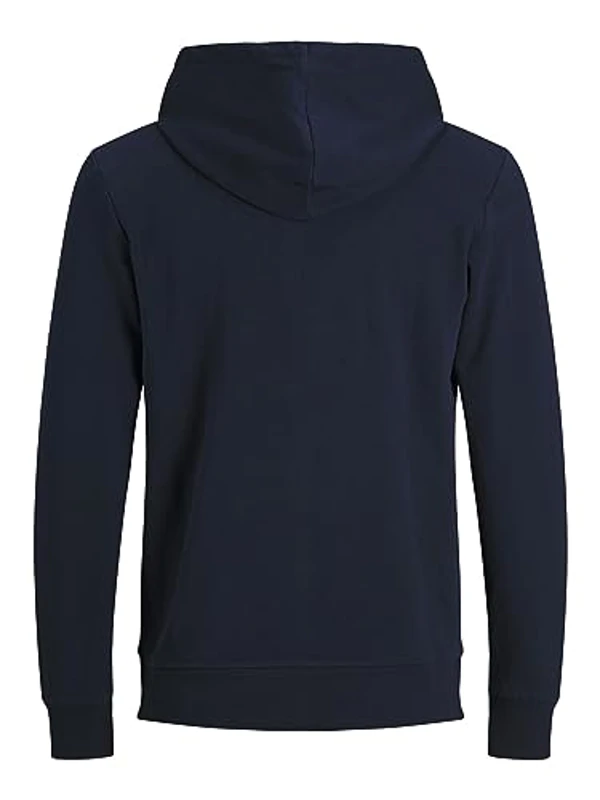 JACK & JONES Zip Hoodie Plain Zip Hoodie Navy Blazer XL Navy Blazer XL - Imagen 3