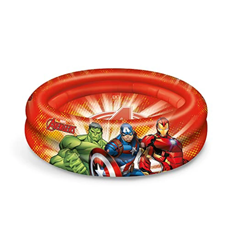 Mondo Toys - AVENGERS | 2 Rings Pool - Piscina Hinchable para bebé - diámetro 100 cm, Ideal para niño/niña +10 Meses - 16913 - Imagen 1