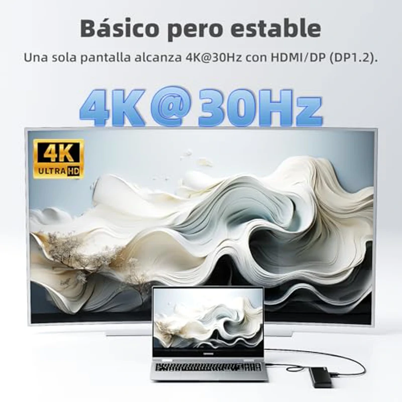 WAVLINK - Estación de Acoplamiento USB-C 3 monitores con HDMI, DP, VGA, 100W PD, USB3.0&2.0, RJ45, Ranuras SD/TF, Audio/micrófono, para Lenovo/HP/DELL, etc - Imagen 3