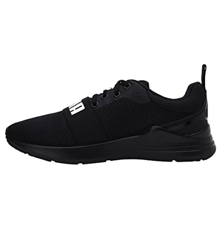 PUMA Wired Run Ps, Zapatillas Unisex niños, Puma Black Puma White, 32 EU - Imagen 3
