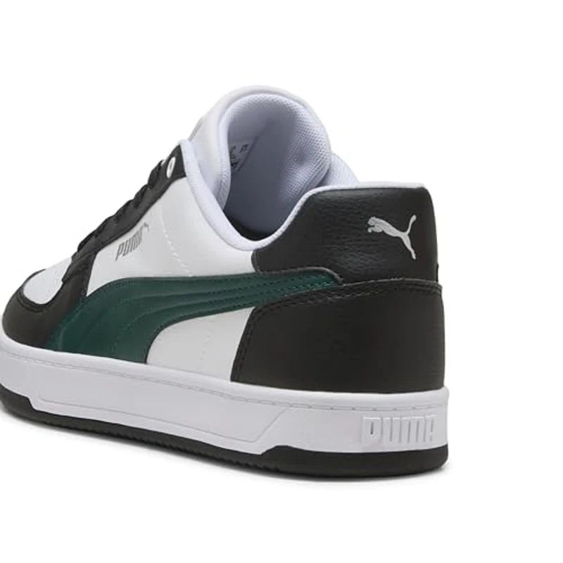 PUMA Caven 2.0, Zapatillas Unisex Adulto, Puma White-Dark Myrtle-Puma Black, 43 EU - Imagen 2