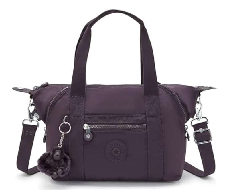Kipling Art Mini, Bolso pequeño, con Bandolera extraíble, 18.5 x 80 x 38 cm, Ultimate Plum, PÚRPURA - Imagen 1