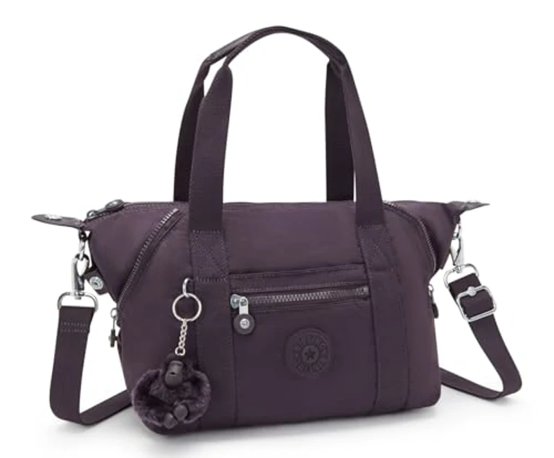 Kipling Art Mini, Bolso pequeño, con Bandolera extraíble, 18.5 x 80 x 38 cm, Ultimate Plum, PÚRPURA - Imagen 2