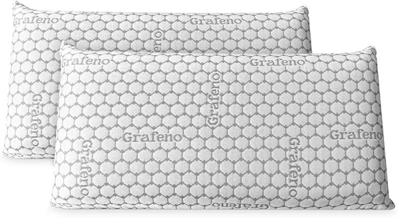 2 Unidades Almohada Viscoelástica Carbono - Imagen 1