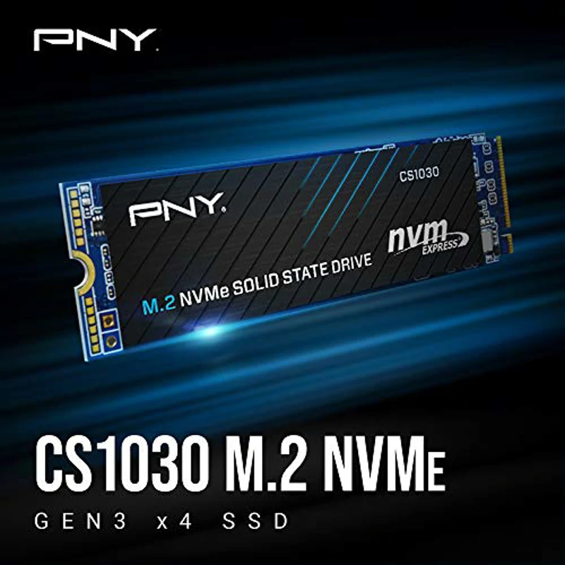 PNY CS1030 250GB M.2 NVMe PCIe Gen3 x4, Velocidad de Lectura de 2500MB/s, Velocidad de Escritura 1100MB/s Internal Solid State Drive (SSD) - Imagen 2