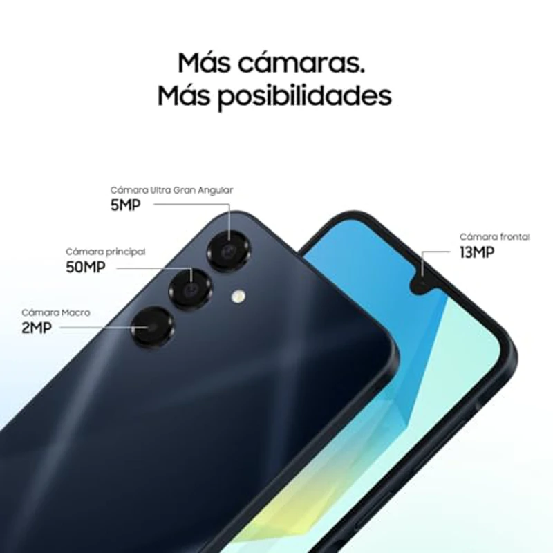 Samsung Galaxy A16 4G LTE, Teléfono Móvil Android, Pantalla 6,7" Super AMOLED, Múltiples Cámaras, Almacenamiento 128GB, Gris (Versión Española), Garantía del Fabricante 3 Años + 1 Año Extra - Imagen 3