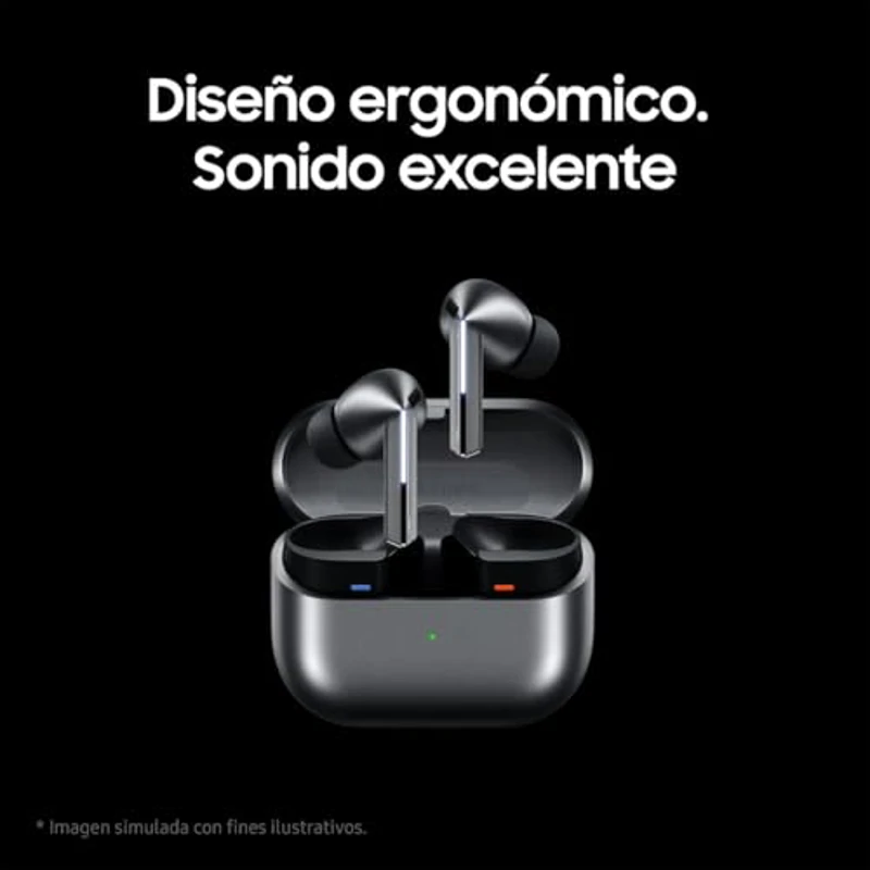 Samsung Galaxy Buds3 Pro + Cargador - Auriculares Inalámbricos, Cancelación de Ruido, Bluetooth, Audio 361, Sonido Hi-Fi, Gris (Versión Española) - Imagen 3